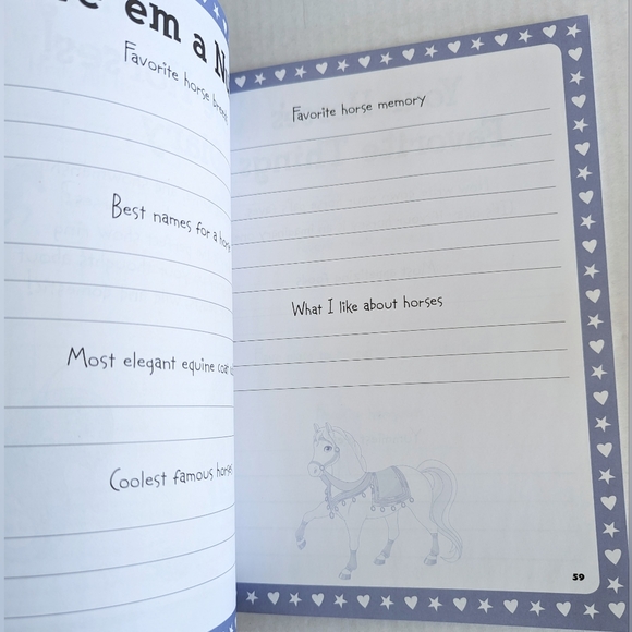 I Love Horses Activity Book Stickers Mazes Crafts New - Picture 6 of 15